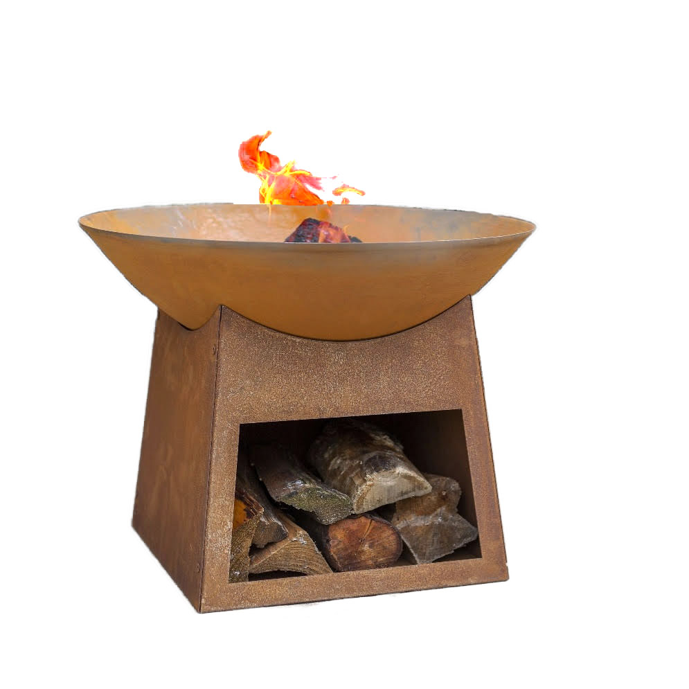 Rusty fire pits